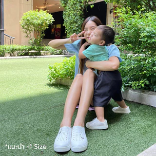 Cruzy รองเท้าเด็กและผู้ใหญ่ รุ่น Jefferson รองเท้ายาง นุ่ม ไม่กัดเท้า [+เพิ่ม1ไซส์]