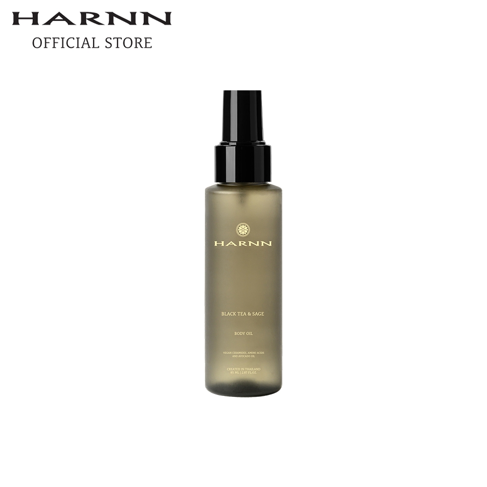 HARNN BLACK TEA & SAGE  BODY OIL 85 ML