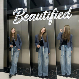 Beautified 👖🌼 กางเกงยีนส์เอวสูง  เอวเข้ารูป ใส่สะบาย แมทง่าย…