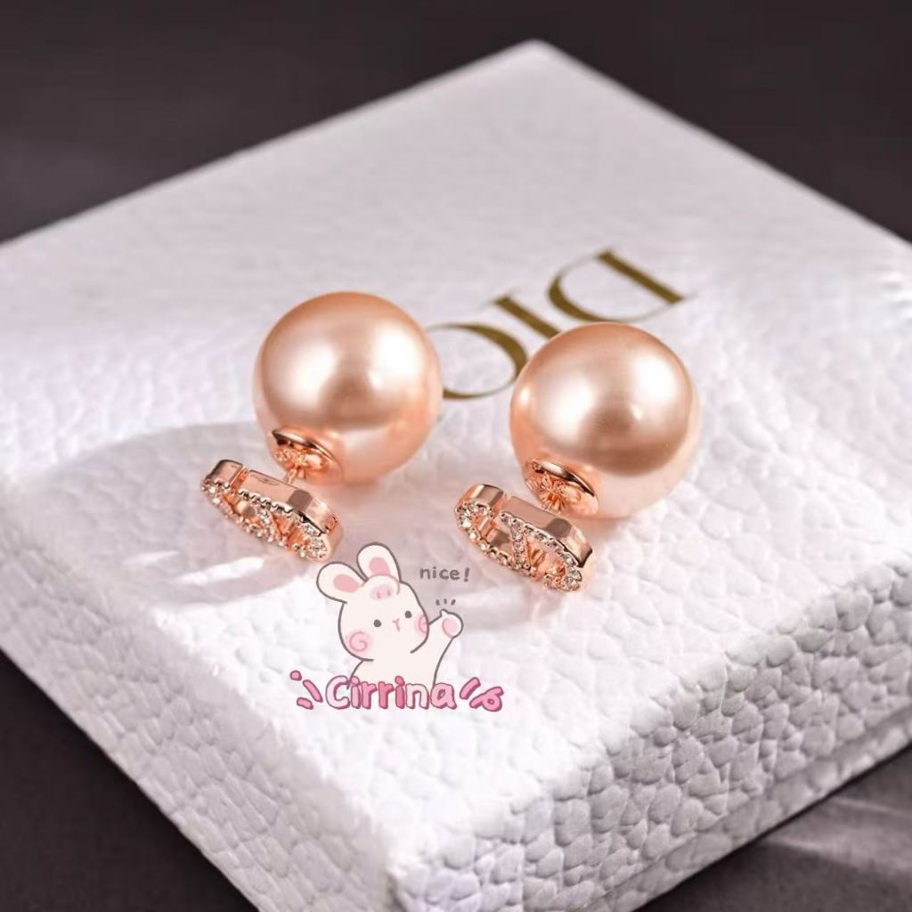 New! DIOR Tribales Earrings Pink