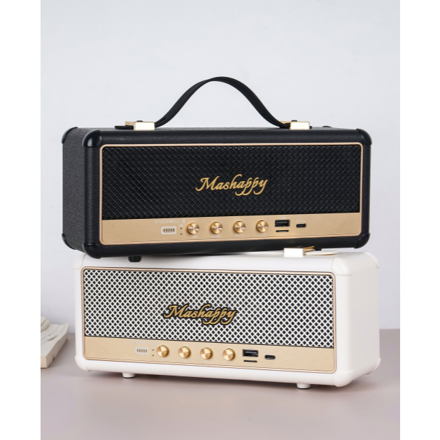 MASHAPPYลำโพงบลูทูรุ่น M30,bluetooth Portable speaker ลำโพงคู่ 15W x2