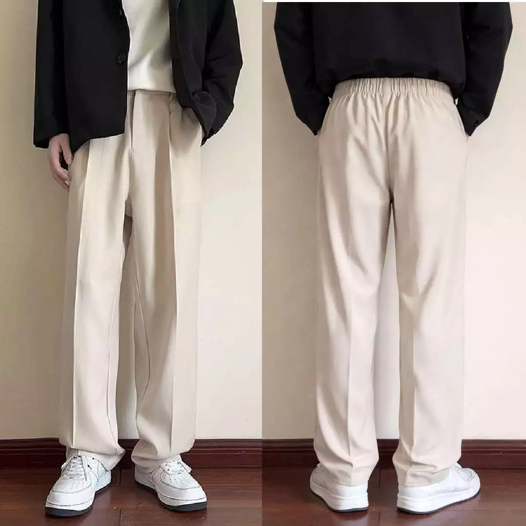 กางเกงสแล็คผู้ชายดีไซน์เรียบ เท่ ใส่ได้ทุกโอกาส ใส่ทำงาน ใส่เที่ยวก็ยังดูแพง K648