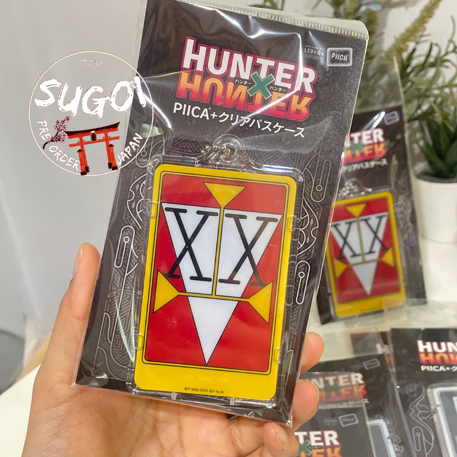 (ของแท้ 100%) Hunter X Hunter License PIICA + Clear Pass พวงกุญแจการ์ด IC การ์ด