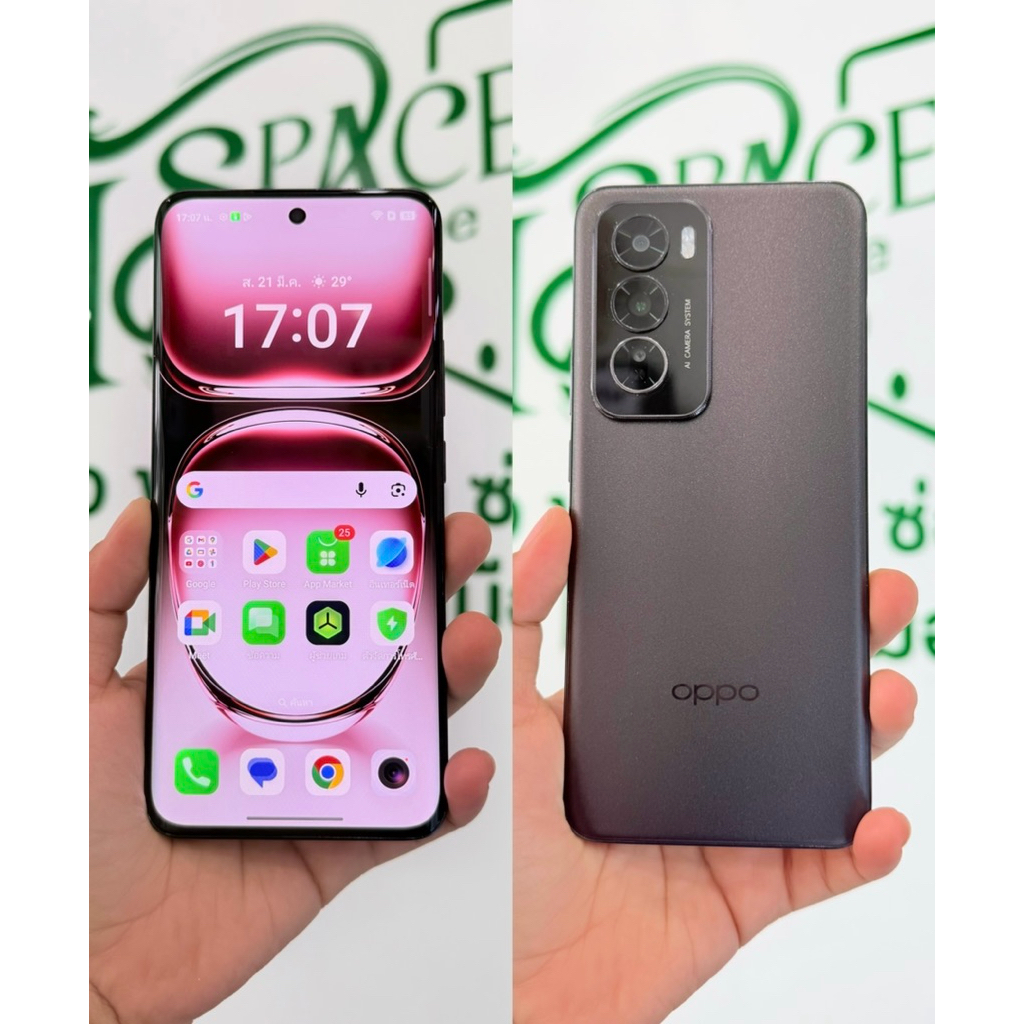 OPPO Reno 12 5G มือสอง (Ram 12+4/512 Rom) เครื่องสวย มีประกันร้าน 30 วัน