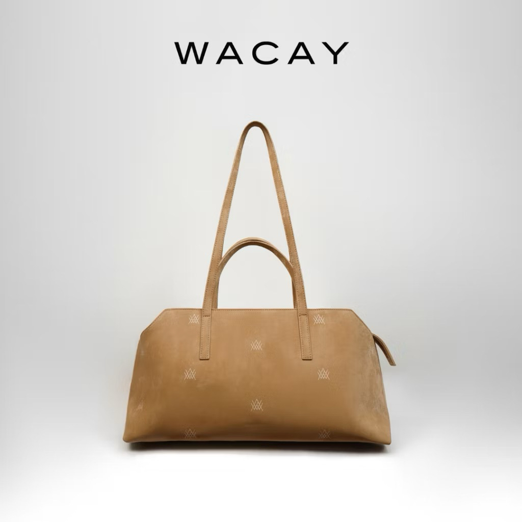 Wacay กระเป๋าใบใหญ่ สีเบจ