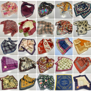 ผ้าพันคอ โพกผม ผ้าพริ้วบาง size 40-60 cm นำเข้าญี่ปุ่นคัดเกร…