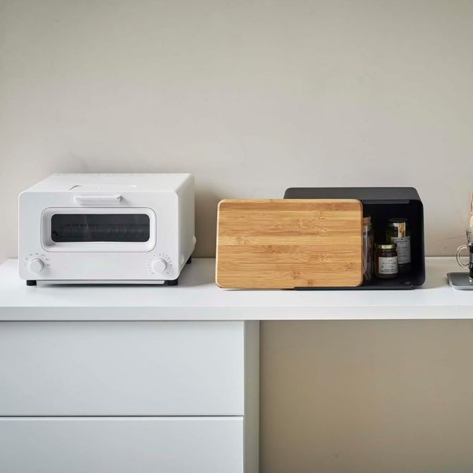 🚚 พรัอมส่ง กล่องใส่ขนมปัง Yamazaki พร้อมฝาเลื่อนถอดออกได้ ขนาดใหญ่ กล่องอเนกประสงค์ กล่องเก็บเครื่อง