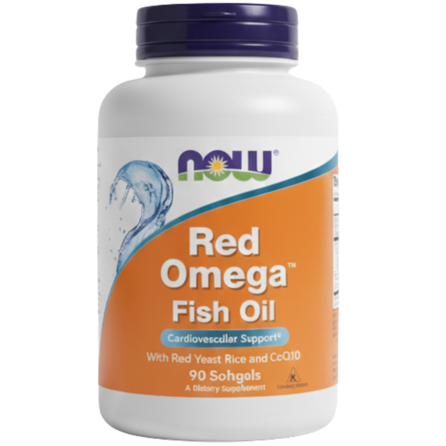 Red Omega-3 2,000 MG w/ CoQ10 (90 Softgels) by NOW Foods