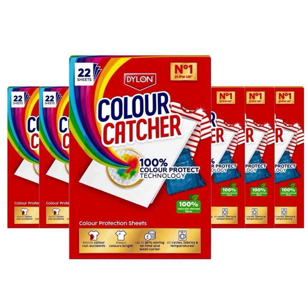 Dylon colour catcher แผ่นดูดสีกันสีตกของแท้ แบบ 22 แผ่น ของแท้ made in EU