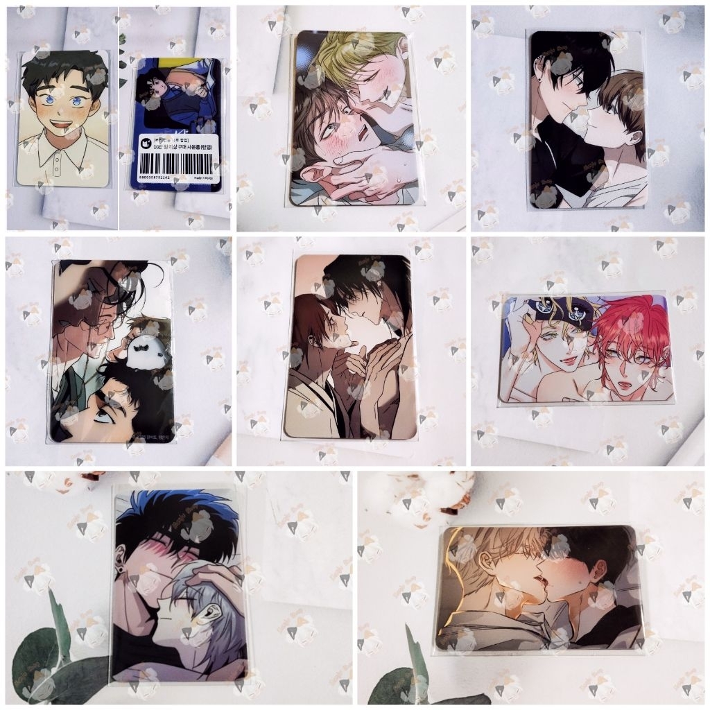 (พร้อมส่ง ส่งจ. พ. ศ.) การ์ดยอด manhwa boomtoon lezhin ต้นไม้ไร้ราก บุปผาแห่งอโลชยา บุปผาเคียงคู่น้ำ