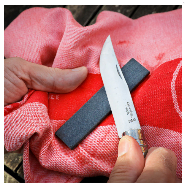 หินลับมีด Opinel Natural Sharpening Stone Opinel Grinding Natural Stone 10cm