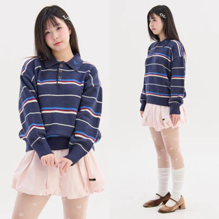 (พร้อมส่ง)Bemingtop1032(S-XL)-BMG Soft Stripe Polo — Everyday มีสไตล์ ใส่สบายทุกลายเส้น