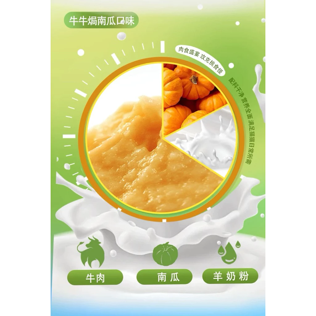 NiYa - Vitamin Milk Cake Series อาหารเปียกแมวมื้อหลักเนื้อเนียนสไตล์มิลค์เค้ก 250g (25x10ซอง) thumbnail 6