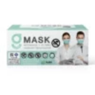 หน้ากากอนามัยทางการแพทย์ G Lucky Mask 3ชั้น สีเขียว/ฟ้า/ขาว/ดำ/ชมพู 50ชิ้น/กล่อง นุ่มสบายหายใจสะดวกประสิทธิภาพการกรองสูง