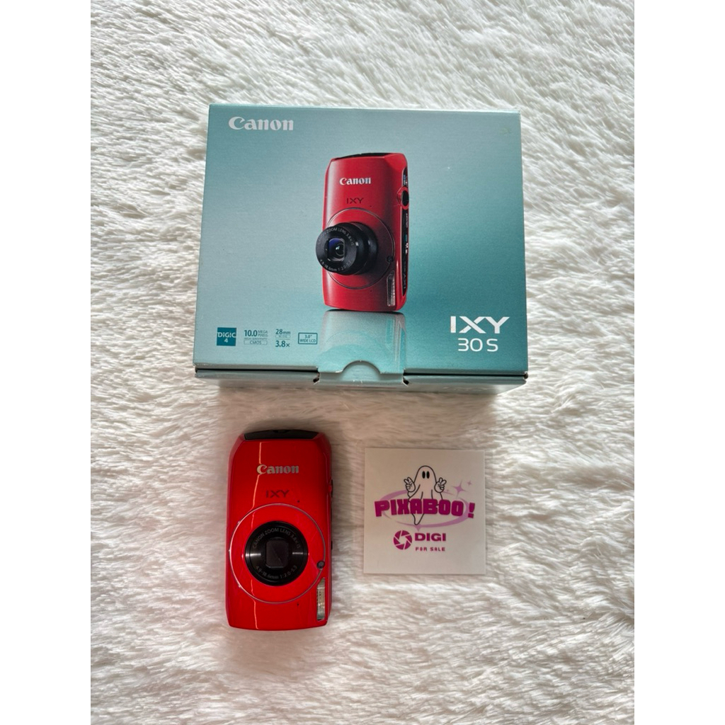 Canon ixy30s Fullbox (Red❤️)