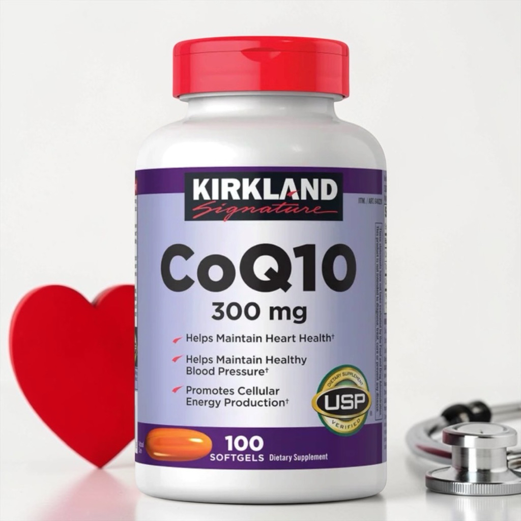 CoQ10 300 mg 100 Softgels  วิตามินนำเข้าจากUSAแท้100%