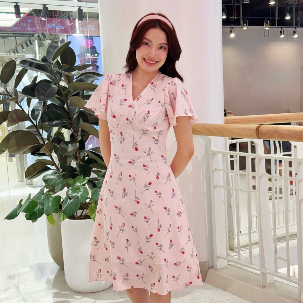 🍒Irene dress  (ปรับแพทเทิร์นใหม่) เดรส ผ้านุ่ม ยับยาก รีดเรียบง่าย (ปรับลดความยาวฟรี *ระบุในโน๊ต)