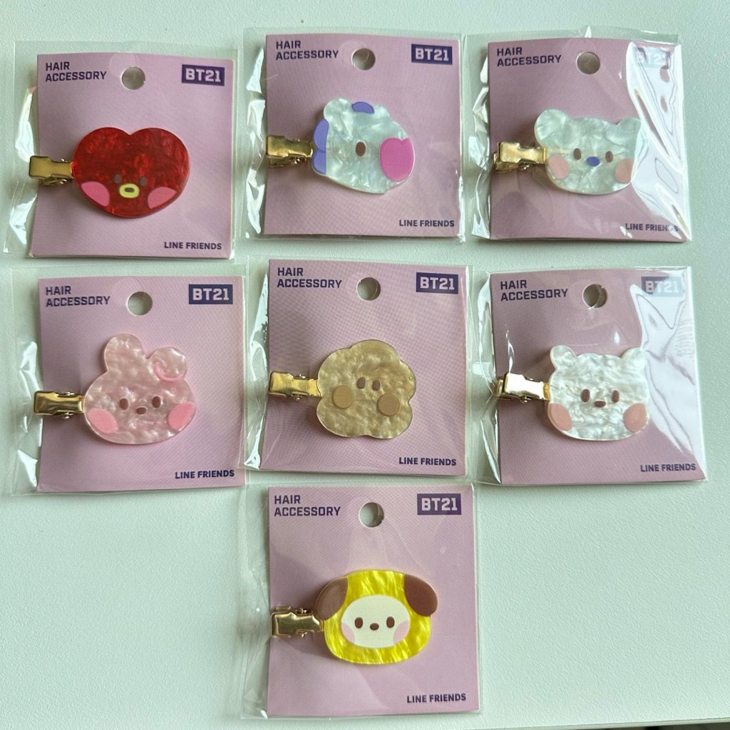 กิ๊บติดผม BT21 hairclip BTS บังทัน
