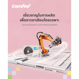 FS Comfee เครื่องปรับอากาศอินเวอร์เตอร์ รุ่น Gusto แอร์ Inverter 9360-24500 BTU เชื่อมต่อมือถือ เย็นเร็ว ทนทาน ประหยัดไฟ