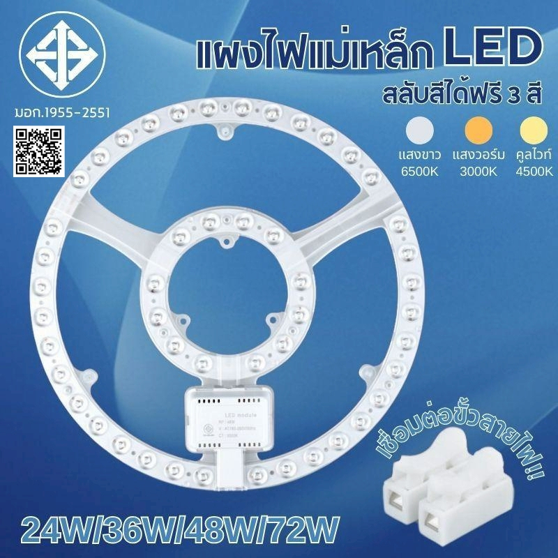แผงไฟซาลาเปา LED ขนาด 24W/36W/48W/72W