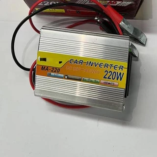 อินเวอร์เตอร์ 220W อินเวอร์เตอร์แปลงไฟเป็น 12V-220V ซึ่งสามารถใช้ในรถยนต์เพื่อใช้งานในครัวเรือนได้