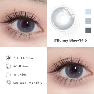 [📢FDA-approved❗ ]【ซื้อ1คู่แถม ลิปสติก💋】Midroo เลนส์บิ๊กอายน่ารัก ขยายรูม่านตา Bunny Pink/Blue/Brown-14.5MM รายเดือน