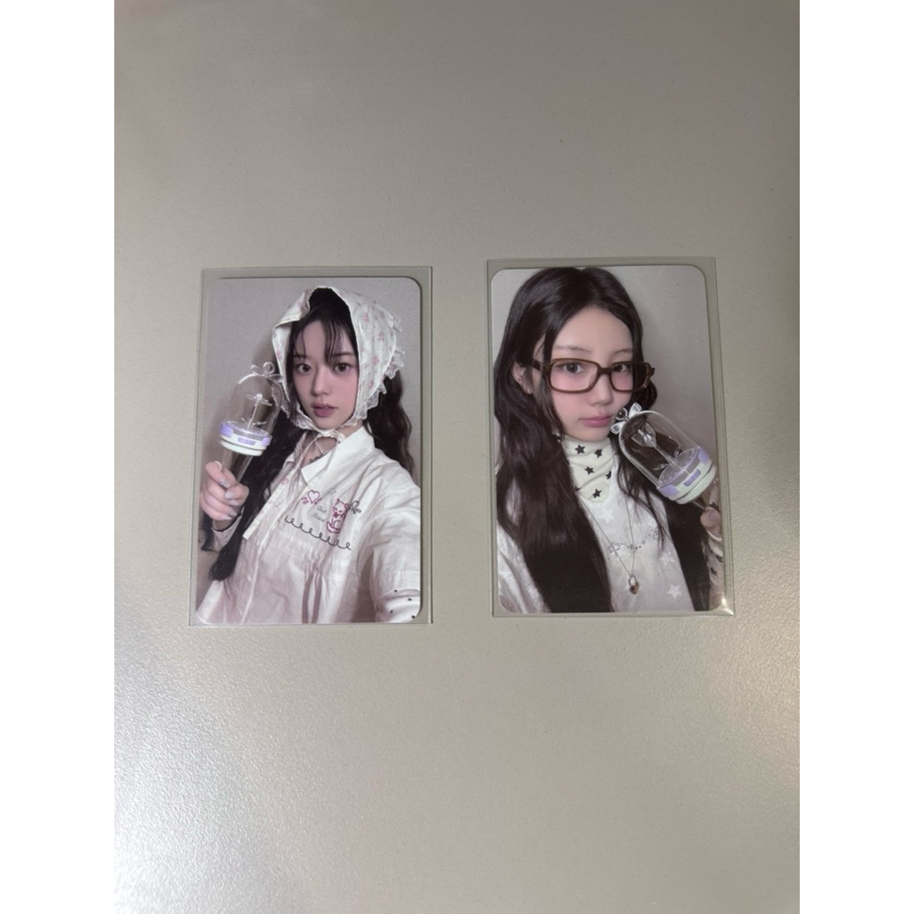 [พร้อมส่ง] illit - illit lightstick photocard official100%(Minjuมินจู,Wonheeวอนฮี)