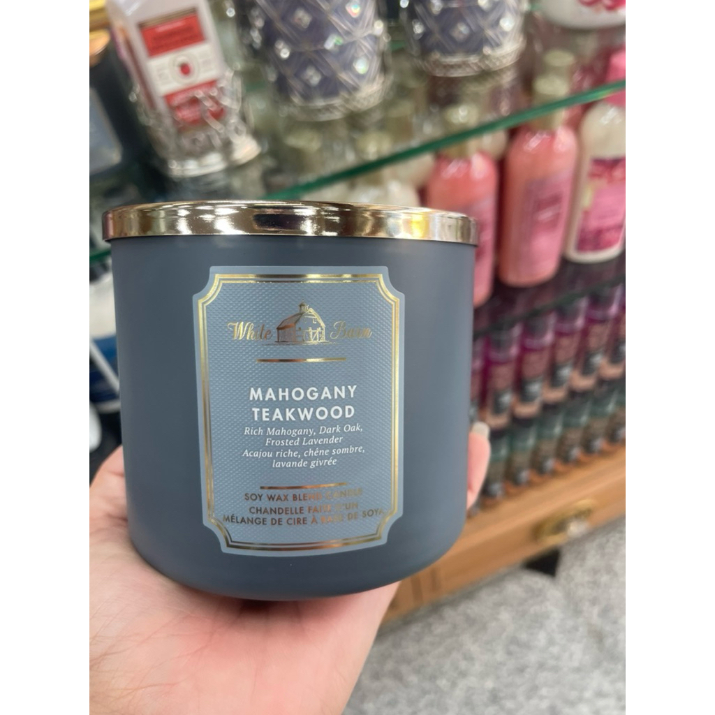 Bath & Body Works Mahogany Teakwood Intense 3-Wick Candle 411g.