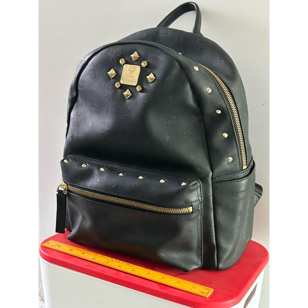 MCM Backpack เป้หนังแท้