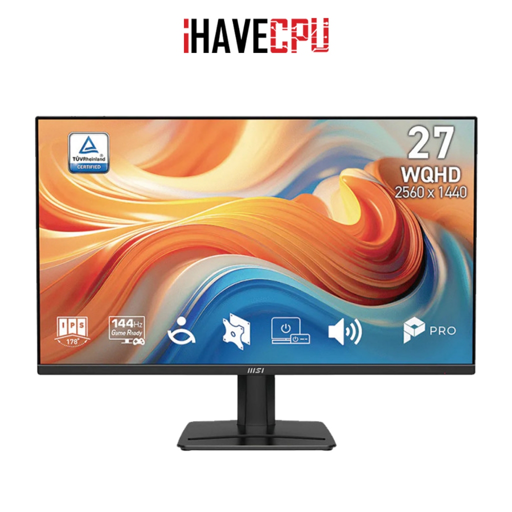 จอมอนิเตอร์ (monitor) iHAVECPU MSI PRO MP275Q E14- 27 IPS 2K 144Hz