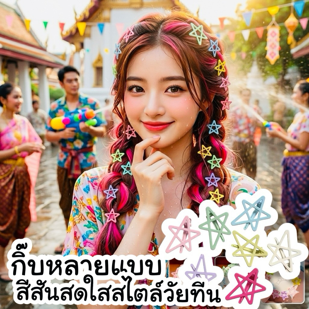 A36 กิ๊บติดผมแฟชั่น สไตล์เกาหลี