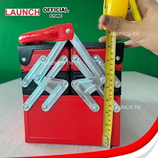 LAUNCH Hand tool box รุ่น JS-09C กล่องเครื่องมือช่าง แบบเหล็ก รุ่น 3 ชั้น สีแดง ทนทาน ใส่เครื่องมือรับน้ำหนักได้ดี