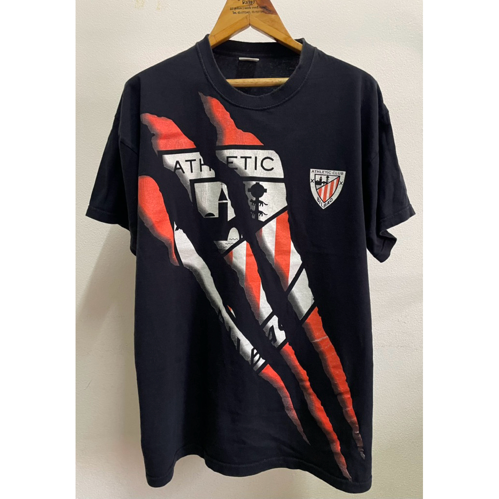 เสื้อยืดมือ 2 ทีมฟุตบอล Athletic Bilbao