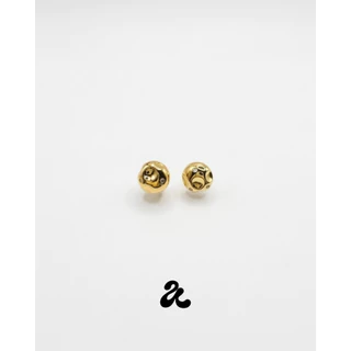 Adornment club - Egg earrings (gold/silver) ต่างหู l nickel free, waterproof, long-lasting แพ้ง่ายใส่ได้ กันน้ำ