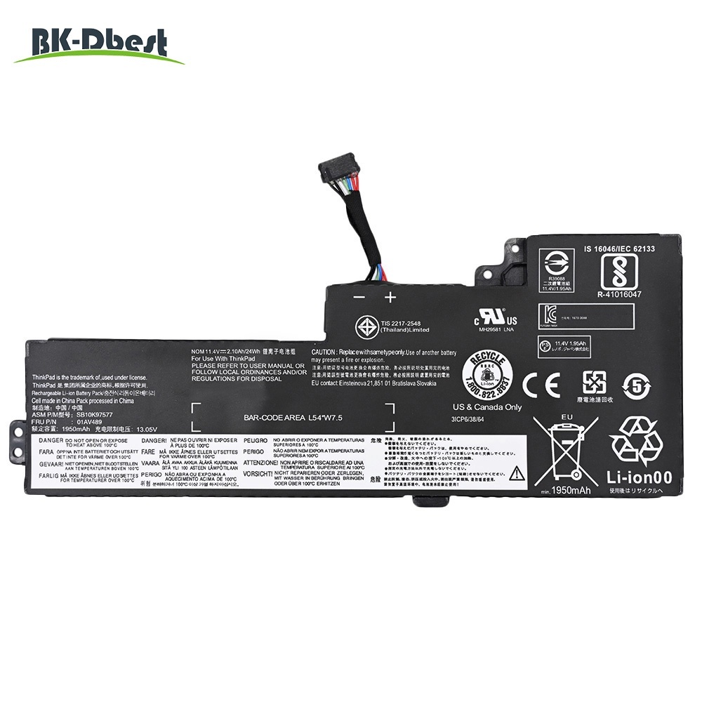BK-Dbest สำหรับ Lenovo ThinkPad T470 T480 A475 A285 Series 01AV419 01AV420 01AV421 01AV489 SB10K9757