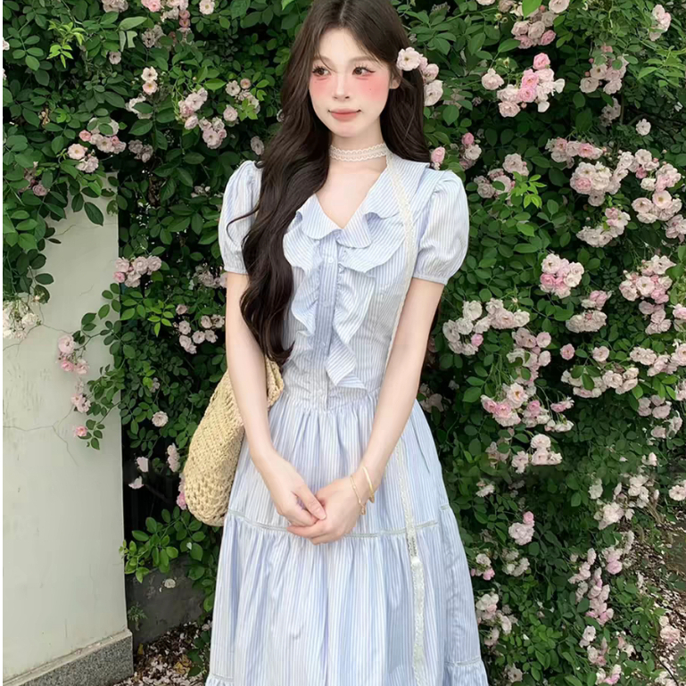 /พร้อมส่งชุดเดรสกระโปรงยาวผู้หญิงแบบใหม่ไม่ซ้ำใครและสวยงาม