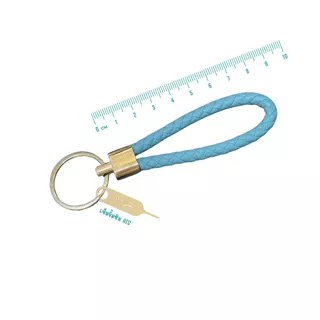 พวงกุญเเจหนัง PU เเบบถัก หลากสี ขนาดกระทัดรัด+เข็มจิ้มถาดซิม AIS คละสีให้ค่ะ