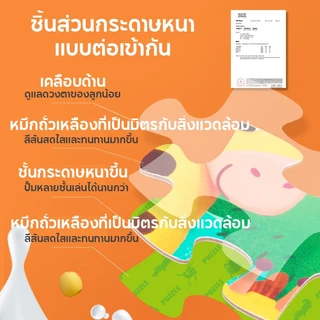 จิ๊กซอว์สำหรับเด็ก ของเล่นอนุบาลหนังสือจิ๊กซอว์แม่เหล็กของเล่นเพื่อการศึกษา เหมาะสำหรับอายุ 1-6 ขวบ