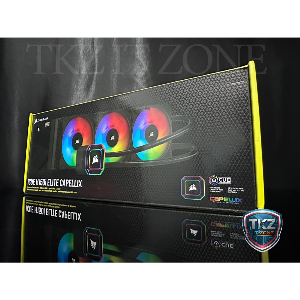 ระบบระบายความร้อนด้วยน้ำ (cpu Liquid  cooling) CORSAIR ICUE H150I ELITE CAPELLIX (มีแต่ขา LGA 1700)
