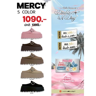 MERCY SLIP ON - MARSHMELLOW รองเท้าเปิดส้น คอลเลคชั่นใหม่เสริมความสูงด้านหลัง