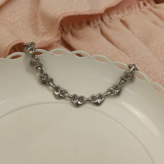 House of Cirround - สร้อยข้อมือ Heart Loop Bracelet 🩶✨