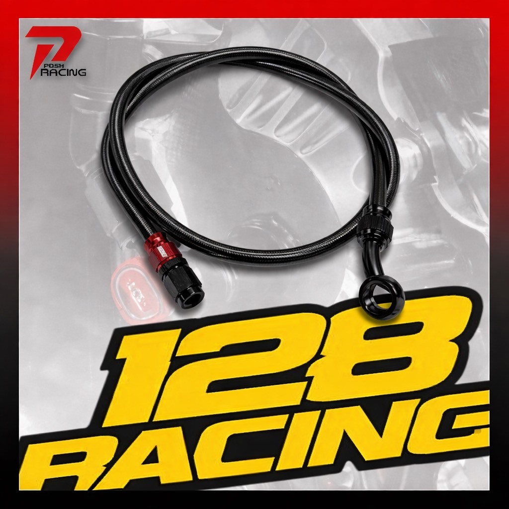 ชุดสายเบรค ระบบเบรค 128RACING แท้ ต่อตรง ยาว 33 นิ้ว สำหรับต่อวาวปลด #สินค้ามีประกัน