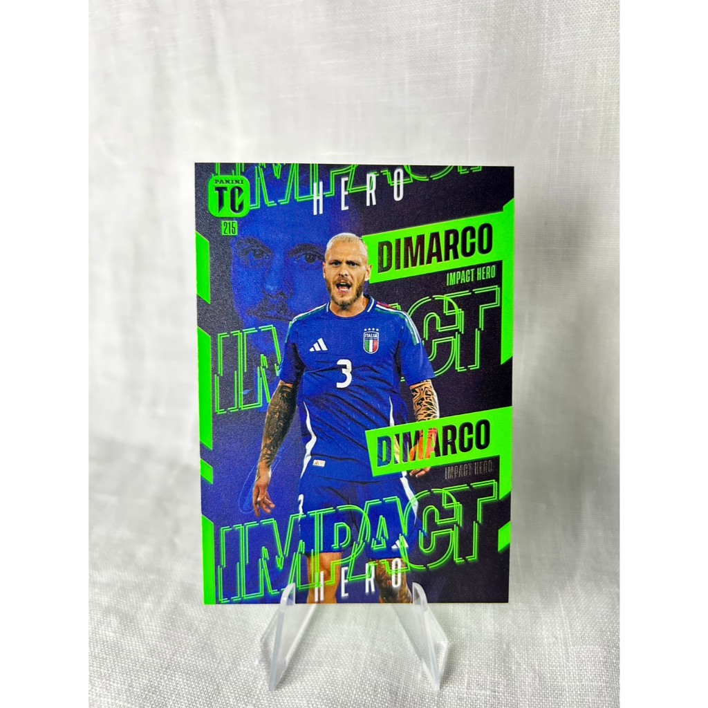 Dimarco Italy Inter Milan Panini Top Class 2025 Impact Hero การ์ดฟุตบอล Rare ของแท้ พร้อมส่ง