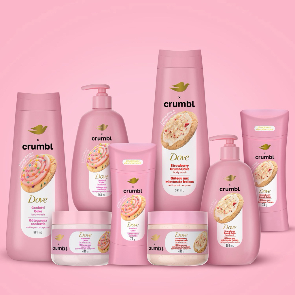 พร้อมส่ง🫧Dove x Crumbl. Limited Edition Deodorant Stick ระงับกลิ่นกาย 🍪🍩🍰