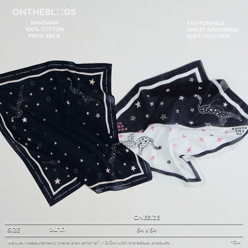 OTBG. Lazy Bandana (ผ้าเช็ดหน้า 54x54 CM) รูปที่ 5