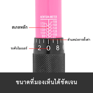 Astro Products ชุดประแจทอร์ค 30-180Nm สีส้ม/ชมพูลิมิเต็ด / Torque Wrench Set Orange Pink Limited