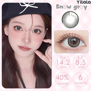 （COD）คอนแทคเลนส์ Yilala สีม่วง/น้ำเงินจำนวนมาก เส้นผ่านศูนย์กลาง 14.0~14.5 มม