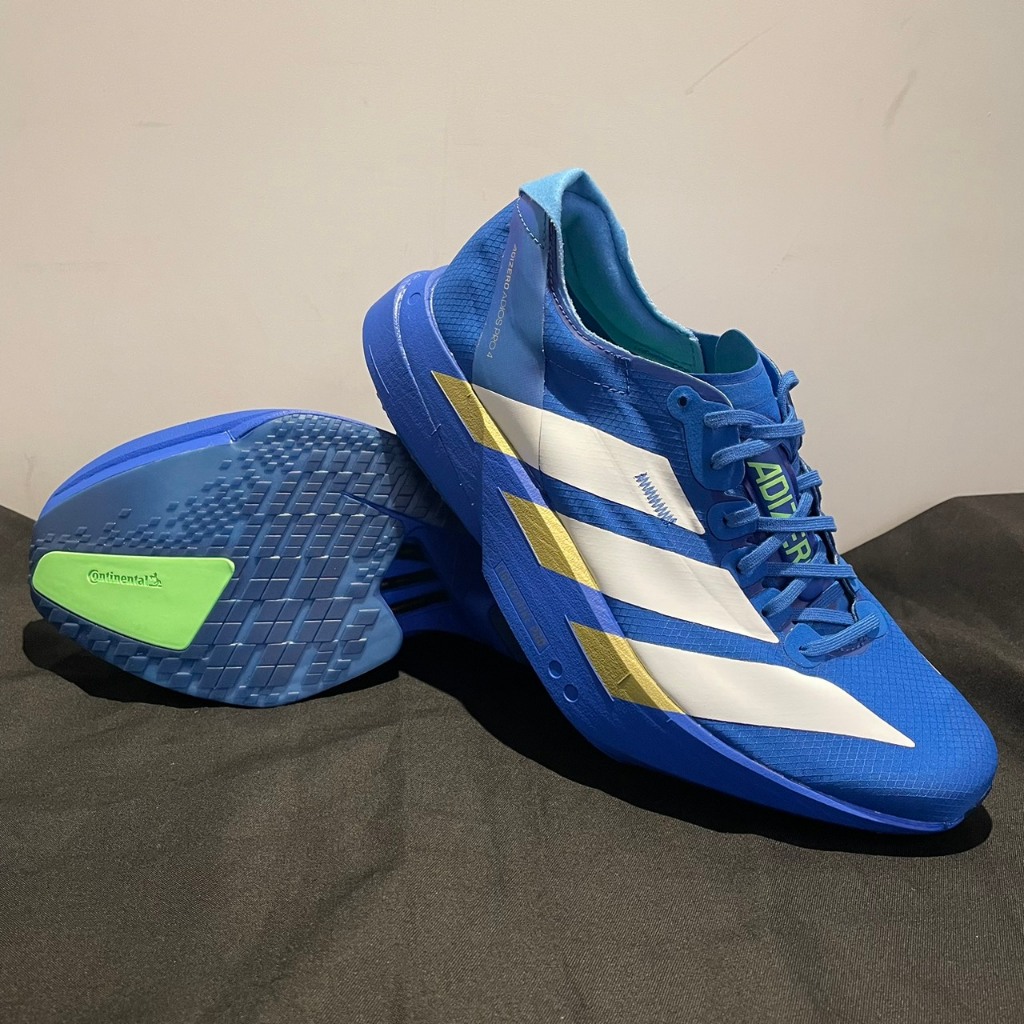 รองเท้าวิ่งผู้ชาย ADIZERO ADIOS PRO 4 สี  BLUE/FTWWHT/LIMBUR