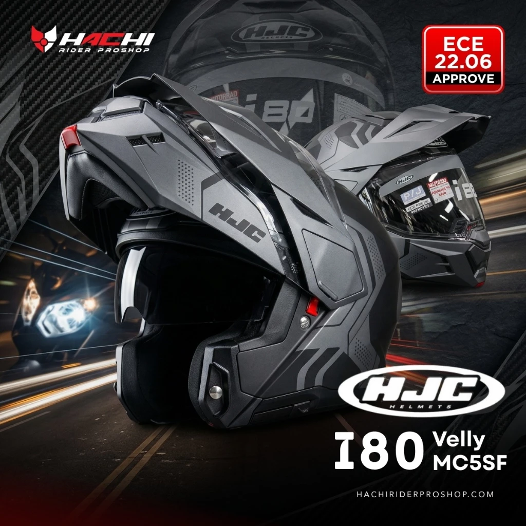 หมวกกันน็อคเปิดคาง HJC รุ่น i80 ทรงแอดเวนเจอร์ สำหรับสายทัวร์ริ่ง รวมทุกสีทุกลาย thumbnail 5