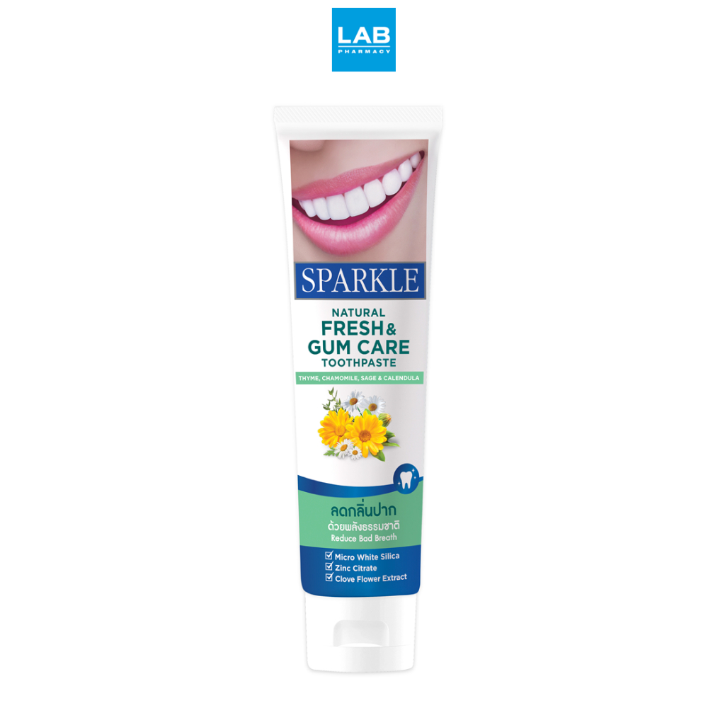 *[ซื้อ 1 แถม 1] Sparkle Natural Fresh & Gum Care Toothpaste 100g สปาร์คเคิล เนเชอรัล เฟรช แอนด์ กัม แคร์ ไวท์เทนนิ่ง